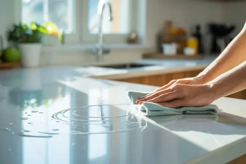 Jak czyścić blaty kuchenne? Bezpieczne metody dla każdego materiału