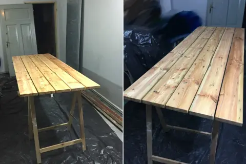 Stół ze starych desek: Przewodnik DIY krok po kroku