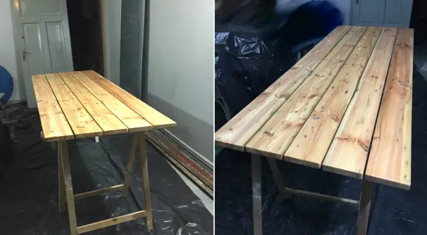 Stół ze starych desek: Przewodnik DIY krok po kroku