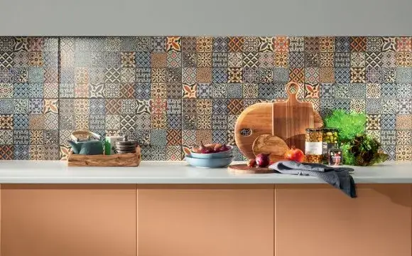 Płytki ceramiczne w kuchni różne wzory
