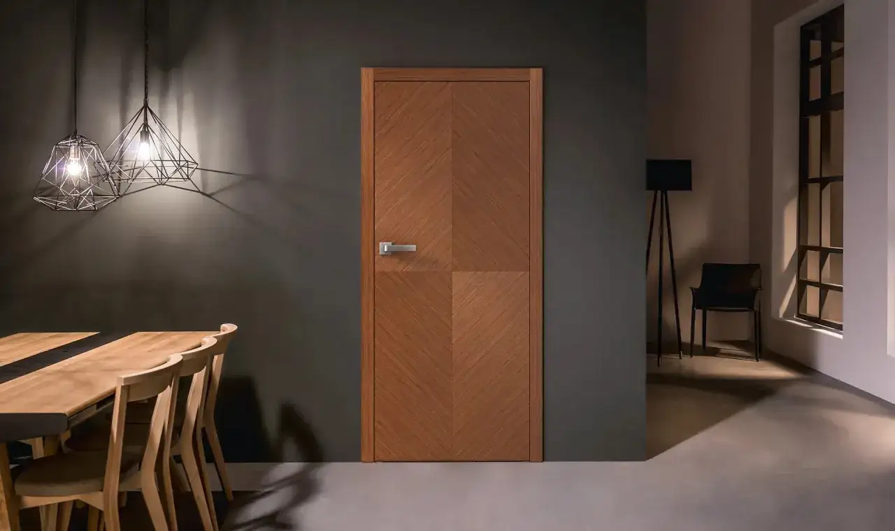 rodzaje wykończeń drzwi wewnętrznych okleina laminat fornir