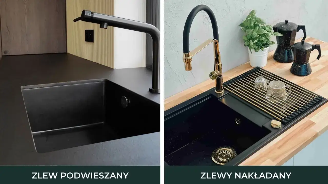 Montaż blatu kuchennego wycinanie otworów na zlew