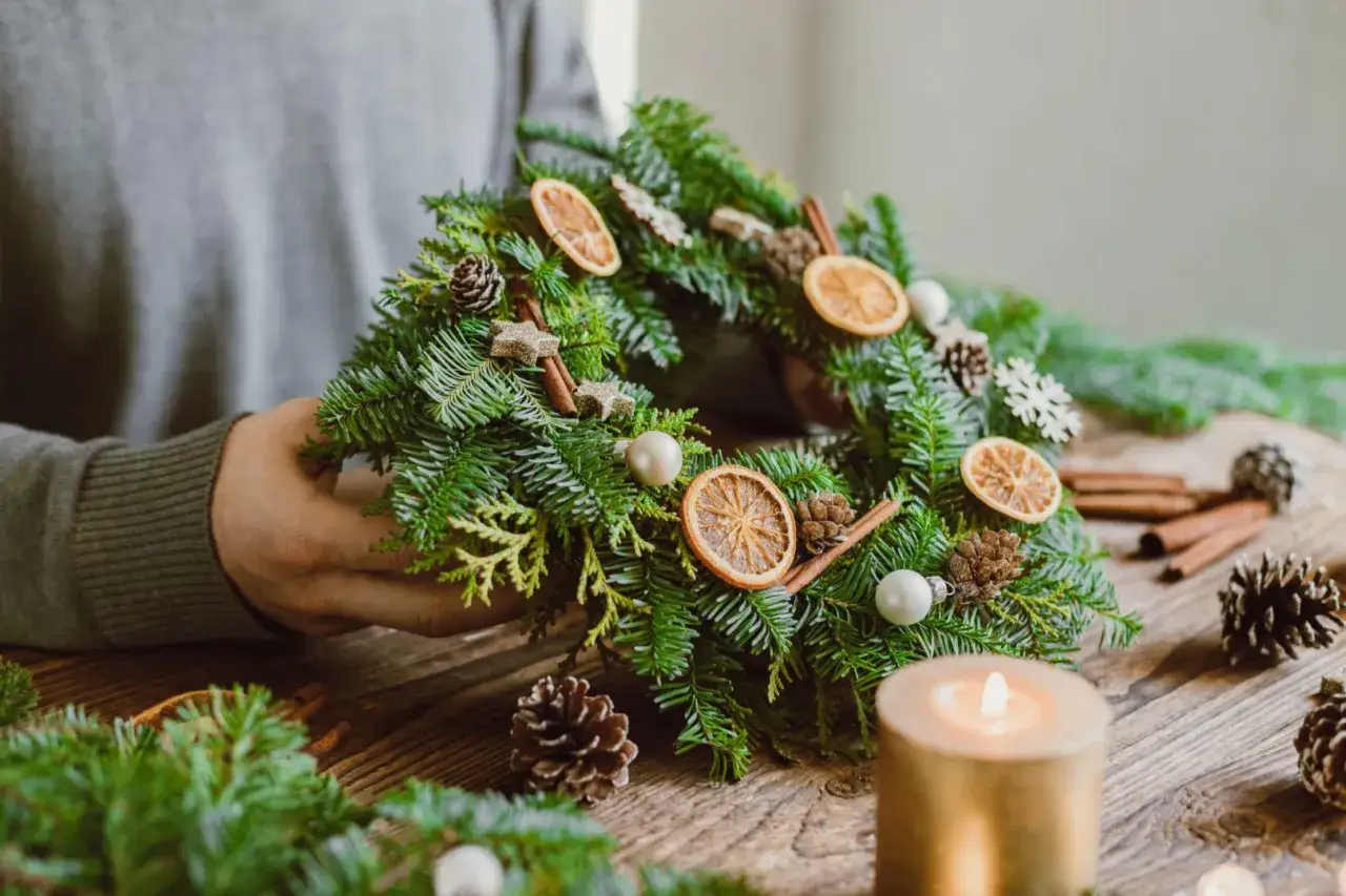 Stroik wigilijny DIY instrukcja