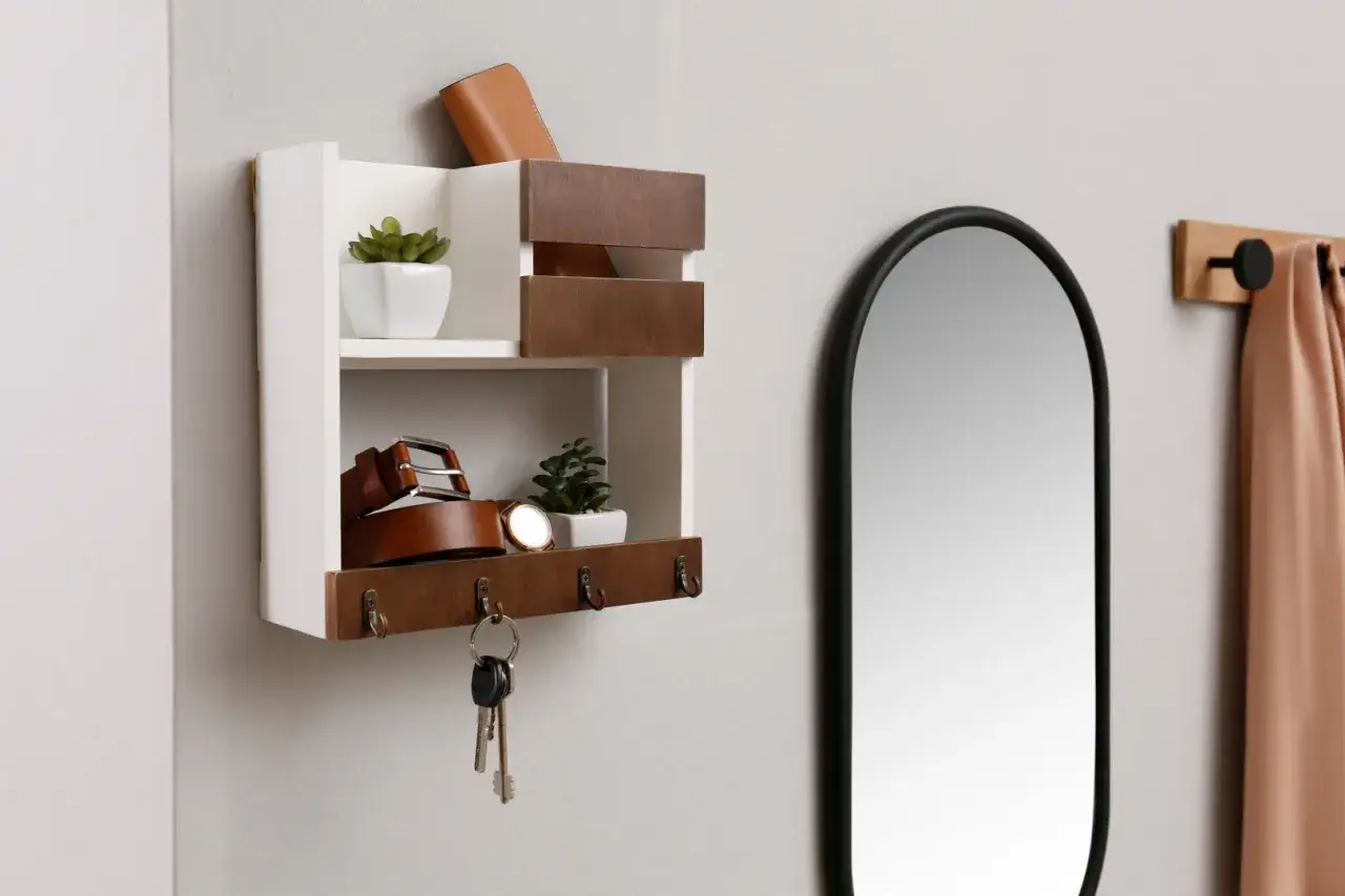 inspiracje szafki na klucze DIY różne style